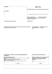 Formato de Certificado de Origen EUR1