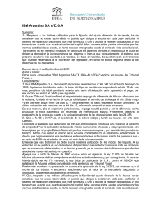 IBM Argentina SA c/ DGA