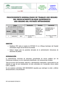 Procedimiento - Hospital Universitario Virgen de las Nieves