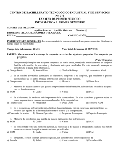 CENTRO DE BACHILLERATO TECNOLÓGICO INDUSTRIAL Y DE SERVICIOS No. 272
