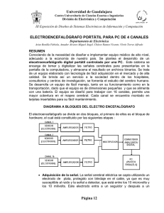 electroencefalógrafo portátil para pc de 4 canales