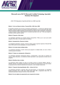 Microsoft curso MCTS Microsoft Certified Technology