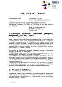 MERCADOS ASIA CENTRAL: