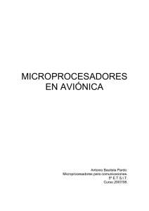 MICROPROCESADORES EN AVIÓNICA