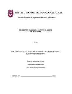 INSTITUTO POLITECNNICO NACIONAL Escuela Superior de Ingeniería Mecánica y Eléctrica
