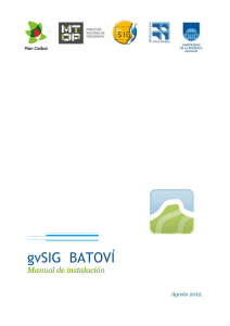 Manual de Instalacion Software GvSIG Batovi