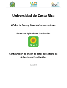 Universidad de Costa Rica Oficina de Becas y Atención