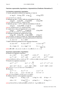 Funciones exponenciales, logarítmicas y trigonométricas (Pendientes Matemáticas I)