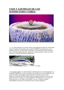 usos y ejemplos de los superconductores - Quimica-URJC