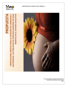 Propuesta de orientaciones básicas para la atención del embarazo