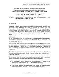 E.P. 29-00 C.G - Secretaría de Comunicaciones y Transportes