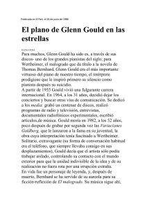 Publicado en El País, el 26 de junio de 1986 El plano de Glenn