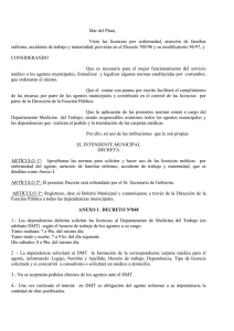 Decreto 848/00 - Municipalidad de General Pueyrredón