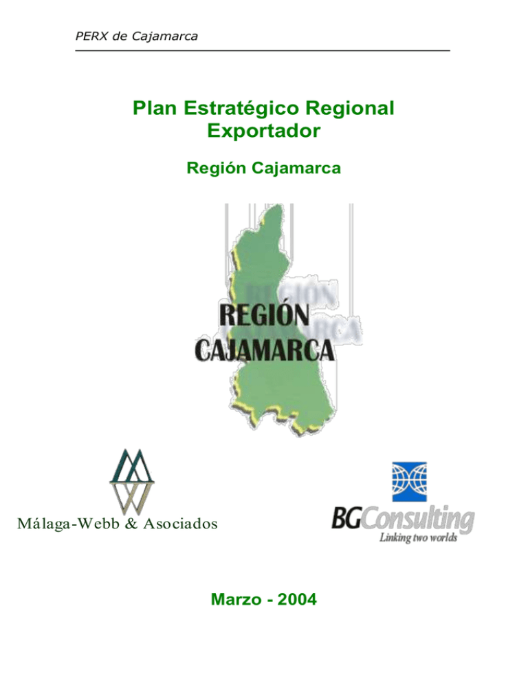Plan Estrat gico Regional Exportador