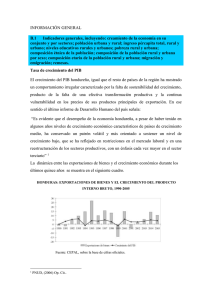 Información socio económica - Territorios Centroamericanos