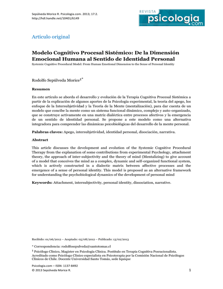 466 Modelo Cognitivo Procesal Sistemico