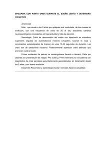 EPILEPSIA  CON  PUNTA  ONDA  DURANTE  EL... COGNITIVO  Niña   que acude a los 9 años por epilepsia...