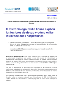 El microbiólogo Emilio Bouza explica las infecciones hospitalarias