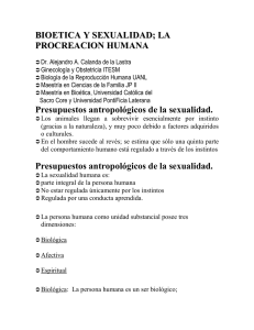 bioetica y sexualidad - Dr. Alejandro Calanda