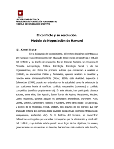 NEGOCIACIÓN BAJO EL MODELO DE HARVARD