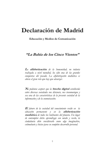 Declaración de Madrid