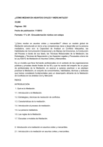 ¿CÓMO MEDIAR EN ASUNTOS CIVILES Y MERCANTILES? 35,90