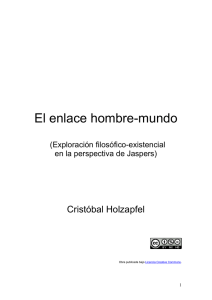 EL ENLACE HOMBRE-MUNDO, 9.6.09