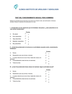 Test del funcionamiento sexual para varones