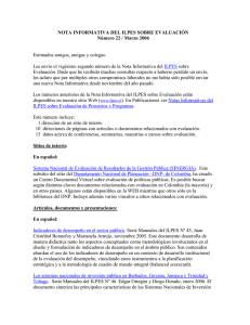 Nota Informativa Marzo 2006 - Comisión Económica para América