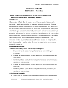Economía gerencial/Managerial Economics Universidad del Turabo