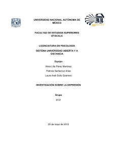 Depresi&oacute;n Estacional
