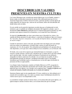 DESCUBRIR LOS VALORES PRESENTES EN NUESTRA