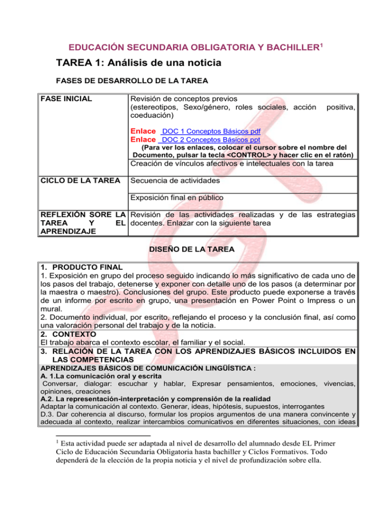 Otra Propuesta ESO Y Bachillerato