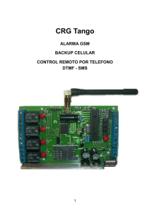 MANUAL CRG Tango ver - control remoto gsm dtmf control alarma