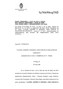 vicio de dolo o lesion - Colegio de Abogados del Departamento