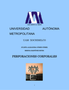 Piercing - ENVIA - Universidad Autónoma Metropolitana