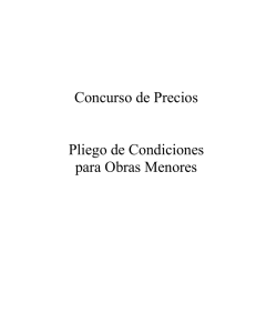 _PLIEGO DE CONDICIONES PARA LA CONTRATACIÓN