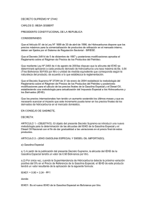 DECRETO SUPREMO N&ordm; 27442
