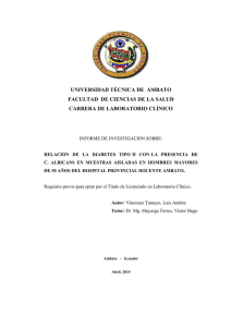 MANUAL DE PROCEDIMIENTOS DE LABORATORIO CLÍNICO