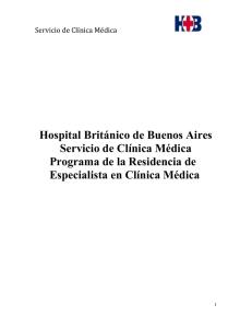 Programa residencia clínica médica