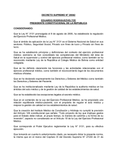 decreto supremo n° 28562 - Asociación boliviana de aseguradores