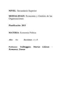 planificacion economia politica 2015