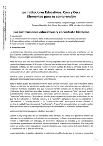 2- Las instituciones educativas y el contrato social