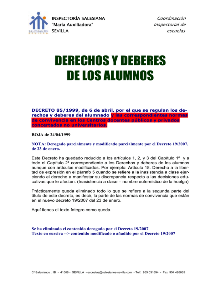 Carta De Los Derechos Y Deberes De Los Alumnos Abuso Vrogue Co