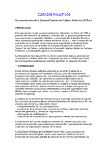 cuidados paliativos - Asociación de BIOÉTICA Fundamental y Clínica