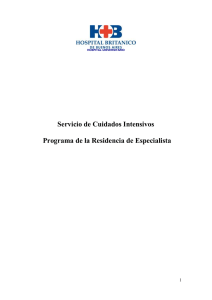 Programa residencia UTI