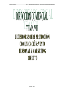 Tema 7: Decisiones sobre Promoción (word)
