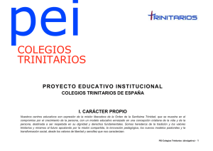 Proyecto Educativo Institucional - Colegio Santísima Trinidad de