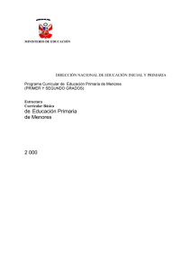 documento - Ministerio de Educación del Perú