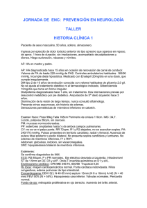 HISTORIA CLINICA 1 (Prof - Sociedad de Neurología del Uruguay